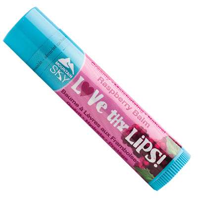 Raspberry lip balm
