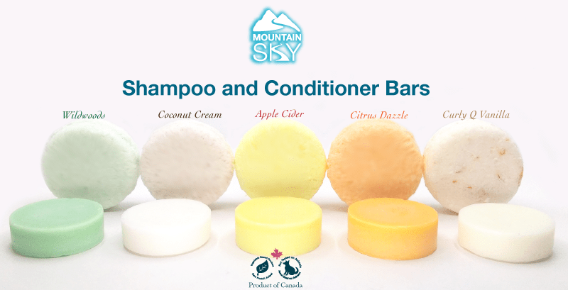 Mountain Sky Shampoo and Conditioner Bars